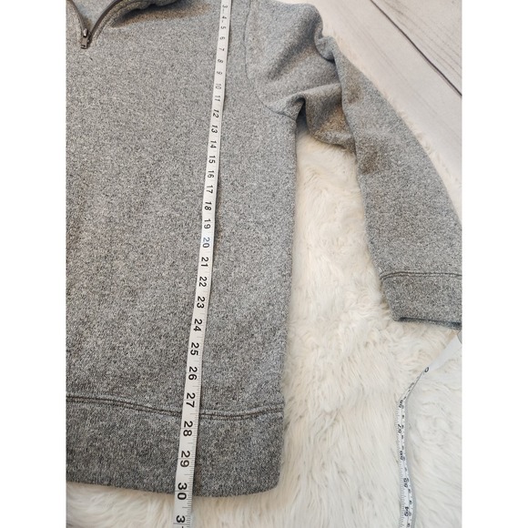 Old Navy Men's Gray Long Sleeve Fleece 1/4 Zip Pullover Sweatshirt Size XXL - Picture 6 of 6